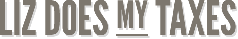 logo for LizDoesMyTaxes.com